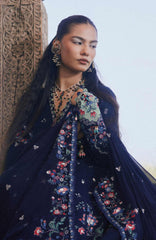 Kot Radha Kishan - Into The South By Hussain Rehar Unstitched Karandi  3 Piece Suit- HRKRKRDW- Melot - Winter Collection