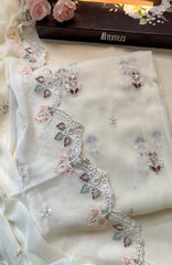 Meerub Premium V2 By AB Textiles Unstitched Embroidered Chiffion 3 Piece - ABMRBEV2-01- Fomal Collection