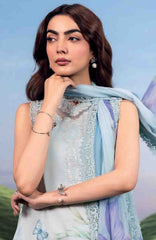 Mbasic by Maria B Unstitched Lawn Embroidered 3 Piece Suit Vol-2 - MBSCLV2-10A-  Summer Collection