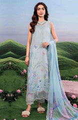 Mbasic by Maria B Unstitched Lawn Embroidered 3 Piece Suit Vol-2 - MBSCLV2-10A-  Summer Collection