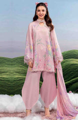 Mbasic by Maria B Unstitched Lawn Embroidered 3 Piece Suit Vol-2 - MBSCLV2-10B-  Summer Collection