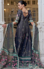Luxury Lawn By Sobia Nazir Unstitched Lawn Embriodered 3 Piece Suit - SNLEL-10A- Summer Collection