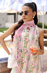 M Prints Eid II- By Maria B Unstitched Lawn Prints 3 Piece Suit  - MBMPEIDII-10A- Summer Collection