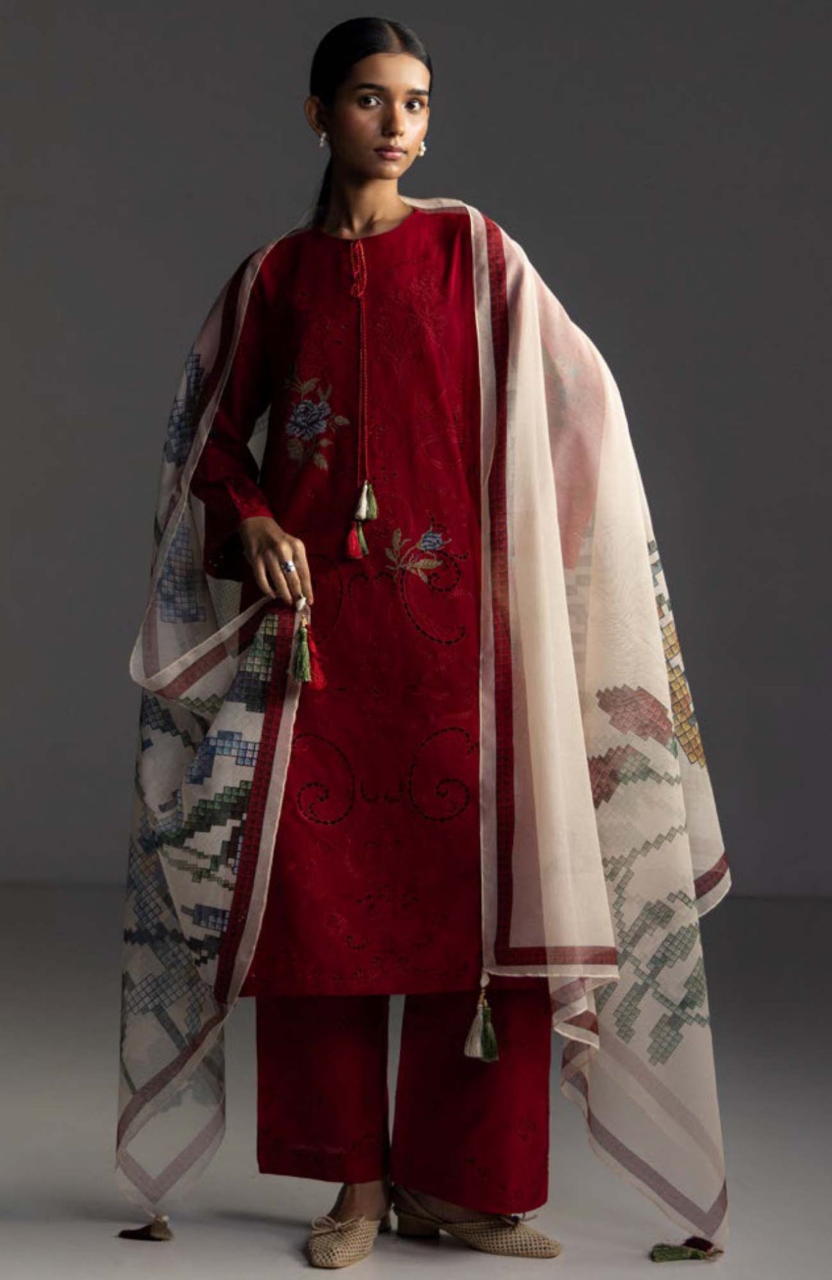 Coco Lawn By Zara Shahjahan Embroidered Lawn Suits Unstitched 3 Piece - CCLZSL10A - Sune - Summer Collection