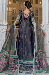 Luxury Lawn By Sobia Nazir Unstitched Lawn Embriodered 3 Piece Suit - SNLEL-10A- Summer Collection