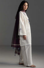 Coco Lawn By Zara Shahjahan Embroidered Lawn Suits Unstitched 3 Piece - CCLZSL10B - Sune - Summer Collection