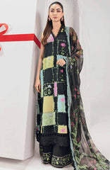Mbasic by Maria B Unstitched Lawn Embroidered 3 Piece Suit - MBSCL-10B -  Summer Collection