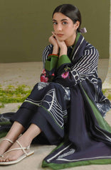 Coco  Prints Drop-One By Zara Shahjahan Unstitched Lawn Printed 3 Piece Suit - CCZSLP-10B - Raya   - Summer Collection