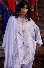 Meili By Zaha Unstitched Lawn Embroidered 3 Piece Suits -ZHMILXL-10B- Shuimei- Summer Collection