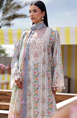 M Prints Eid II- By Maria B Unstitched Lawn Prints 3 Piece Suit  - MBMPEIDII-10B- Summer Collection