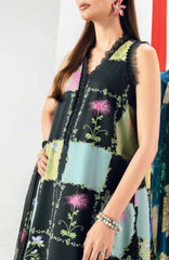 Mbasic by Maria B Unstitched Lawn Embroidered 3 Piece Suit - MBSCL-10B -  Summer Collection