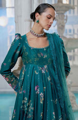 Luxury Lawn By Sobia Nazir Unstitched Lawn Embriodered 3 Piece Suit - SNLEL-10B- Summer Collection
