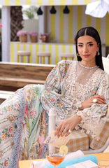 M Prints Eid II- By Maria B Unstitched Lawn Prints 3 Piece Suit  - MBMPEIDII-10B- Summer Collection