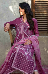 Astoria By Mushq Unstitched  Festive Lawn Embroidered 3 Piece Suit - MQHMAFL-03- Rosea- Summer Collection