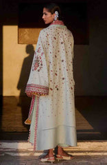 Zan By Hussain Rehar Unstitched Lawn Embroidered 3 Piece Suit -HRZANLXL-09- Firuz- Summer Collection