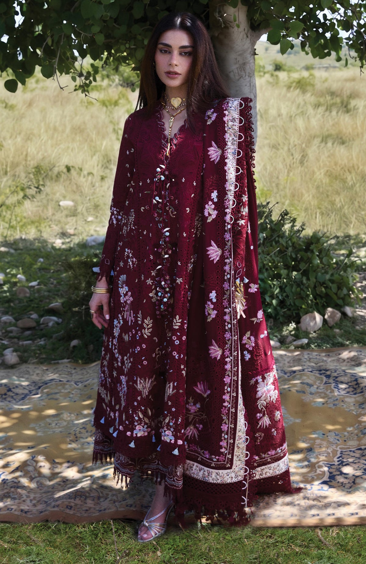 Eid Lawn By Suffuse Unstitched Lawn Embroidered 3 Piece Suit - SUFEDLXL- Narevi - Summer Collection