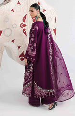 Festive Lawn By Qalamkar Unstitched Lawn Embroidered 3 Piece Suit  - QLMFSTL-10-Tresa - Summer Collection