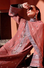 Nuvera Hemline By Mushq Unstitched Raw Silk Embroidered 3 Piece Suit MQHMNVF10-Hermione- Festive Collection