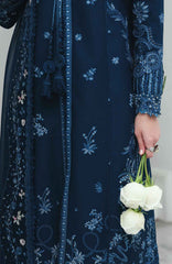 Qline by Qalamkar  Unstitched Lawn Embroidered 3 Piece Suit - QLMQDL-10- Zohal -  Summer Collection