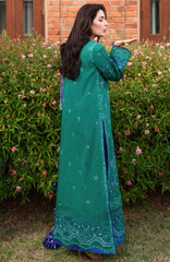 A Moi - Held By Love By Mushq Unstitched Luxury Lawn Embroidered 3 Piece Suit - MQHMAM-10- Blooming Romance - Summer Collection