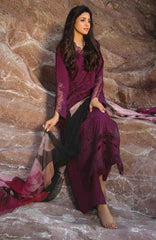 Summer Dream By Manara Unstitched Lawn Embroidered 3 Piece Suit - MNMSDRL-10- Aaria-Summer Collection