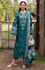 Gardenia By Nureh Unstitched Lawn Embroidered 3 Piece Suit - NRGRDL-04- Summer Collection