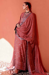 Nuvera Hemline By Mushq Unstitched Raw Silk Embroidered 3 Piece Suit MQHMNVF10-Hermione- Festive Collection