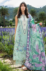 The Secret Garden - Hemline By Mushq Unstitched Lawn  Embroidered 3 Piece Suit MQHMSGL - 03-Hummingbird Haven -  Summer Collection