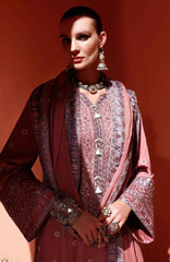 Nuvera Hemline By Mushq Unstitched Raw Silk Embroidered 3 Piece Suit MQHMNVF10-Hermione- Festive Collection
