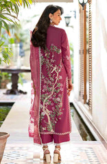 Astoria By Mushq Unstitched  Festive Lawn Embroidered 3 Piece Suit - MQHMAFL-03- Rosea- Summer Collection