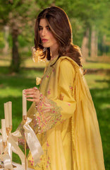 Luxury Eid By Rang Rasiya Unstitched Lawn Embroidered 3 Piece Suit  - RRLELXL-6- Mysha- Summer Collection