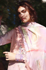 Solace Ombre Chikankari By Mushq Unstitched Lawn Embroidered 3 Piece Suit - MQHMSOCK- Morning Veil- Summer Collection