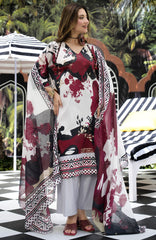 Luxury Printed Lawn By Regalia Unstitched  Lawn Printed 3 Piece Suit  - RGLASIBPRT-07- Chandni Pop - Summer Collection