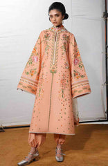 Jugnu by Hussain Rehar Unstitched Lawn Embroidered 3 Piece Suits- -JUGELXL-10- Zerah- Summer Collection