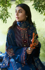 ZAHA WINTER COLLECTION'24 EMBROIDERED SUITS UNSTITCHED 3 PIECE- ZH24W15 -   WINTER COLLECTION'