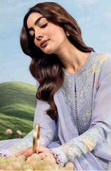 Mbasic by Maria B Unstitched Lawn Embroidered 3 Piece Suit Vol-2 - MBSCLV2-11B -  Summer Collection