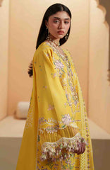 Mashriq Luxury By Bin Ilyas Unstitched Lawn Embroidered 3 Piece Suits - BNLML-1A- Summer Collection