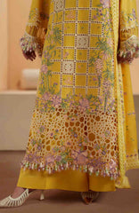 Mashriq Luxury By Bin Ilyas Unstitched Lawn Embroidered 3 Piece Suits - BNLML-1A- Summer Collection