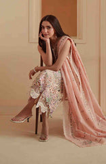 Mashriq Luxury By Bin Ilyas Unstitched Lawn Embroidered 3 Piece Suits - BNLML-1B- Summer Collection