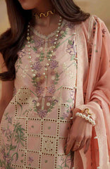 Mashriq Luxury By Bin Ilyas Unstitched Lawn Embroidered 3 Piece Suits - BNLML-1B- Summer Collection