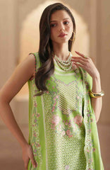 Mashriq Luxury By Bin Ilyas Unstitched Lawn Embroidered 3 Piece Suits - BNLML-2A- Summer Collection