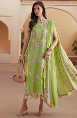 Mashriq Luxury By Bin Ilyas Unstitched Lawn Embroidered 3 Piece Suits - BNLML-2A- Summer Collection