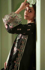 Mashriq Luxury By Bin Ilyas Unstitched Lawn Embroidered 3 Piece Suits - BNLML-2B- Summer Collection