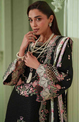 Mashriq Luxury By Bin Ilyas Unstitched Lawn Embroidered 3 Piece Suits - BNLML-2B- Summer Collection