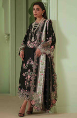 Mashriq Luxury By Bin Ilyas Unstitched Lawn Embroidered 3 Piece Suits - BNLML-2B- Summer Collection