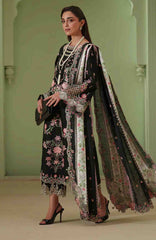 Mashriq Luxury By Bin Ilyas Unstitched Lawn Embroidered 3 Piece Suits - BNLML-2B- Summer Collection