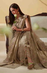 Mashriq Luxury By Bin Ilyas Unstitched Lawn Embroidered 3 Piece Suits - BNLML-3A- Summer Collection