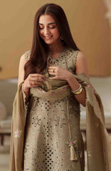 Mashriq Luxury By Bin Ilyas Unstitched Lawn Embroidered 3 Piece Suits - BNLML-3A- Summer Collection
