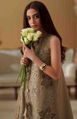 Mashriq Luxury By Bin Ilyas Unstitched Lawn Embroidered 3 Piece Suits - BNLML-3A- Summer Collection