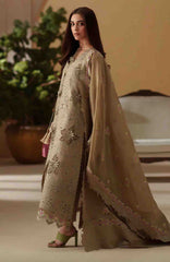 Mashriq Luxury By Bin Ilyas Unstitched Lawn Embroidered 3 Piece Suits - BNLML-3A- Summer Collection